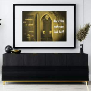  Vampier Horror Nosferatu Mosterd Geel Poster