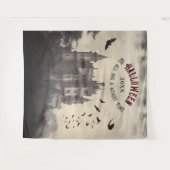 Vampier Kasteel Halloween Foto Booth Achtergrond Wandkleed (Voorkant (horizontaal))