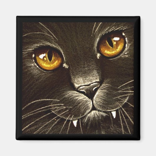 Vampier Kat! -Magneet Magneet (Voorkant)