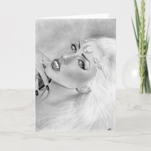 Vampier Koningin Card Kaart (Voorkant)