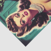 vampier meisje tissuepapier (Detail)