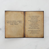 Vampier paar klok gotische bruiloft uitnodiging (Binnen)