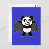 Vampier Panda Briefkaart (Voorkant / Achterkant)