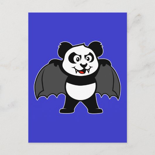 Vampier Panda Briefkaart (Voorkant)