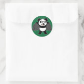 Vampier Panda Ronde Sticker (Tas)