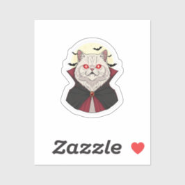 Vampier Perzisch - Perzische kat Halloween Sticker