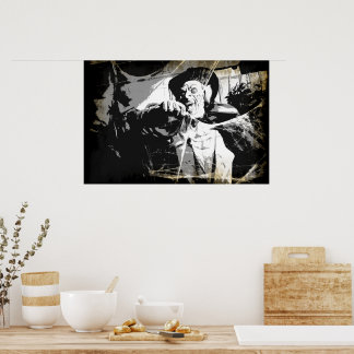 Vampier Prins - Halloween Design Poster