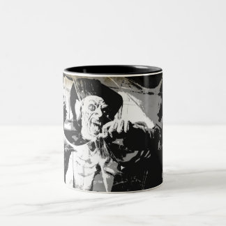 Vampier Prins - Halloween Design Tweekleurige Koffiemok