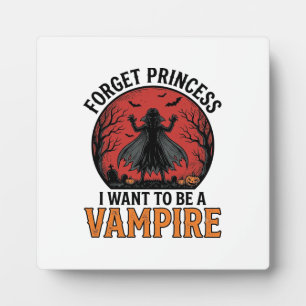 Vampier Prinses Shirt Spooky Retro Halloween Desi Fotoplaat