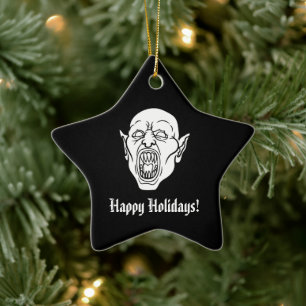 Vampier Spooky Horror Dracula Keramisch Ornament