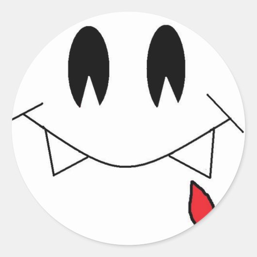 vampier sticker (Voorkant)