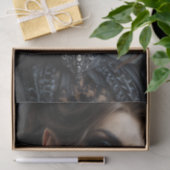 Vampier Vrouw Met Fangs Gothic Tissuepapier (Geschenk)