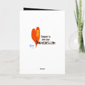 Vampier "You Had Me At Neck" Halloween Kaart (Achterkant)