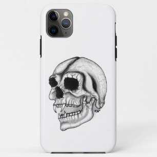 Vampier zwart-wit ontwerp iPhone 11 pro max hoesje