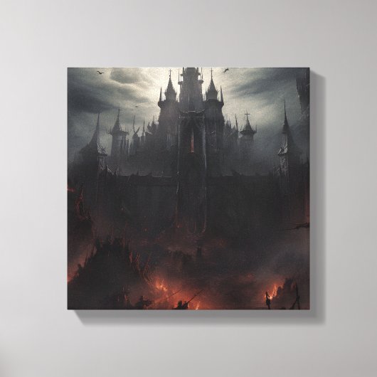 Vampierkasteel Shining Canvas Afdruk (Voorkant)