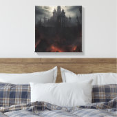 Vampierkasteel Shining Canvas Afdruk (Insitu (Slaapkamer))