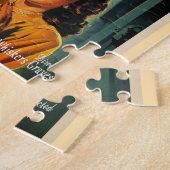 Vampierkat - retro horror poster legpuzzel (Zijkant)