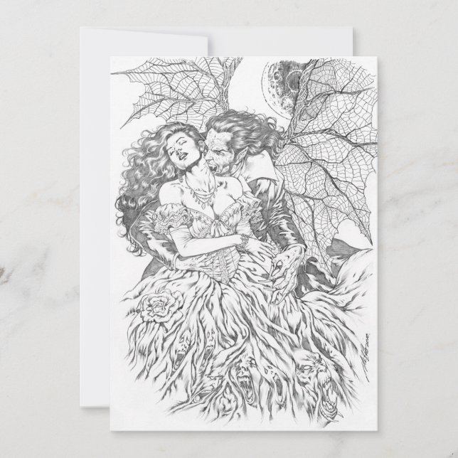 Vampierkus van Al Rio - Vampire en Voman Art (Voorkant)