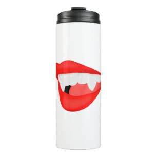 Vampierlips Dorst voor een nek Thermosbeker