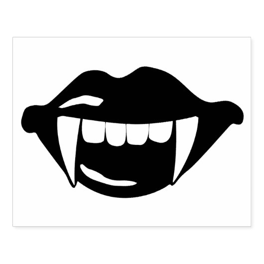 Vampiermond Rubberstempel (Afrduk)