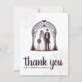 Vampierpaar Bedankkaart (Voorkant)