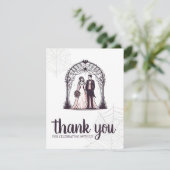 Vampierpaar Bedankkaart (Staand voorkant)