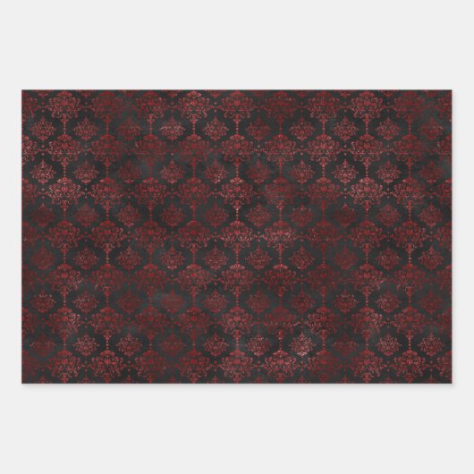 Vampierpatroon Inpakpapier Vel (Voorkant 3)