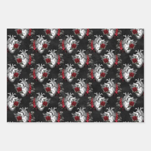 Vampierpatroon Inpakpapier Vel (Voorkant)