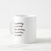 Vampiers Monsters Werewolves Zorgt u ervoor dat u  Koffiemok (Voorkant links)