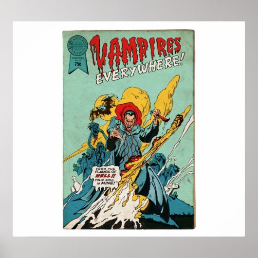 Vampiers overal poster (Voorkant)