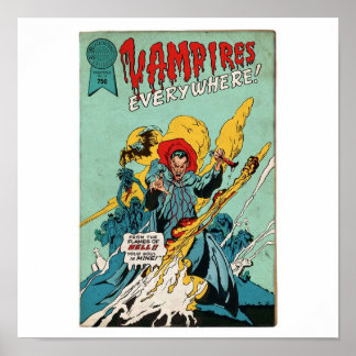 Vampiers overal poster