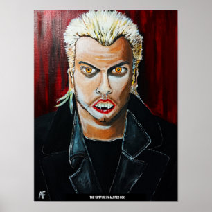 Vampierschilderij van Alfred Fox Poster
