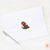 Vampierslang Ronde Sticker (Envelop)