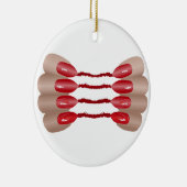 Vampiervinger V.2 Ornament keramische cirkel (Rechts)