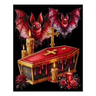 Vampiervleermuizen Perfect Poster