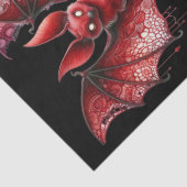 Vampiervleermuizen Tissuepapier (Detail)