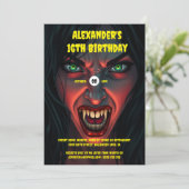 Vampiervrouw Kaart (Staand voorkant)