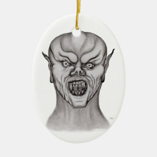 Vampir Keramisch Ornament
