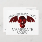 Vampirate Crew Briefkaart (Voorkant / Achterkant)