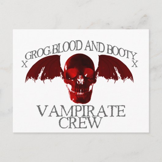 Vampirate Crew Briefkaart (Voorkant)