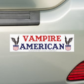 Vampire American Bumpersticker (Op auto)