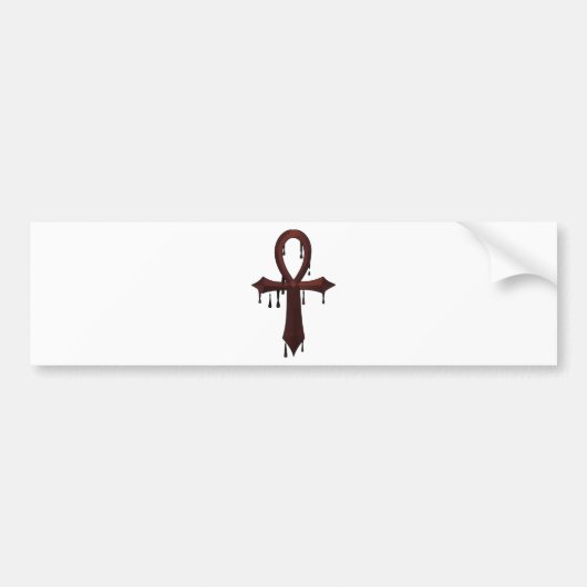 VAMPIRE ANKH-Bloody Bumpersticker (Voorkant)
