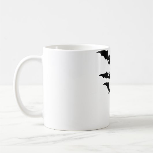 Vampire Bat Halloween Mug (Gauche)