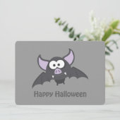 Vampire Bat Halloween Party Invitation (Debout devant)