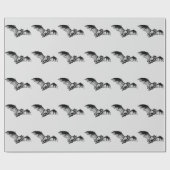 Vampire Bat in vlucht Cadeaupapier (Vlak)