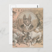 Vampire Bat Portrait Briefkaart (Voorkant / Achterkant)