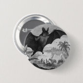 Vampire Bat Ronde Button 5,7 Cm (Voorkant /achterkant)