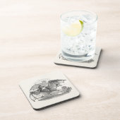  Vampire Bats Aangepaste Retro Bats Bier Onderzetter (Rechterzijde)