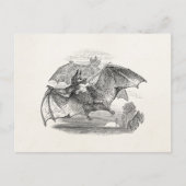 Vampire Bats Aangepaste Retro Bats Briefkaart (Voorkant)