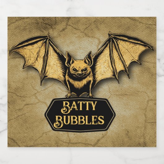 Vampire batte vin étiquettes (Étiquettes simples)